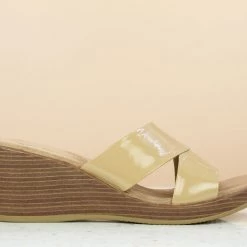 Inc.5 PATTENT PLATFORM STITCHED MULES SALE