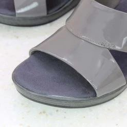 Inc.5 PATTENT PLATFORM STITCHED MULES SALE