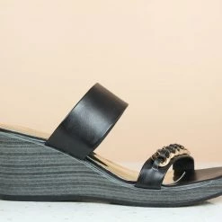 Inc.5 DOUBLE STRAP PLATFORM MULES