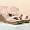 Inc.5 STRAPY VEDGE HEEL SANDAL - PEACH
