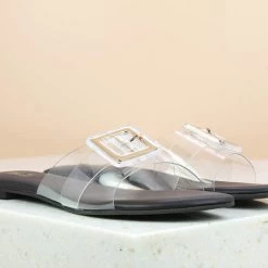 Inc.5 Inc5 TRANSPARENT FLAT MULES