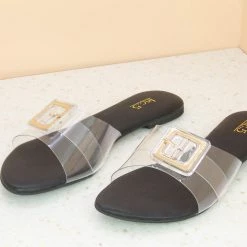 Inc.5 Inc5 TRANSPARENT FLAT MULES