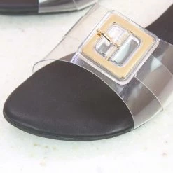 Inc.5 Inc5 TRANSPARENT FLAT MULES