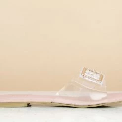 Inc.5 TRANSPARENT FLAT MULES