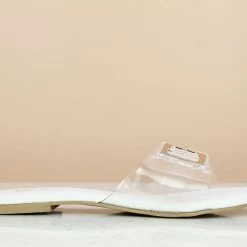 Inc.5 TRANSPARENT FLAT MULES