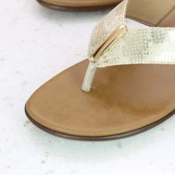 Inc.5 SALE BASIC THONG - GOLD