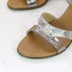 Inc.5 SALE BASIC SMALL HEEL SANDAL - GUN METAL