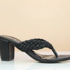 Inc.5 WOVEN BLOCK HEEL THONG 8 Inc.5 WOVEN BLOCK HEEL THONG
