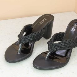 Inc.5 WOVEN BLOCK HEEL THONG 9 Inc.5 WOVEN BLOCK HEEL THONG