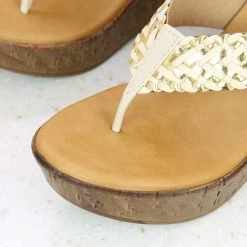 Inc.5 SALE BLOCK HEEL ELASTIC SANDAL