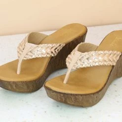 Inc.5 WOVEN PLATFORM THONG SALE