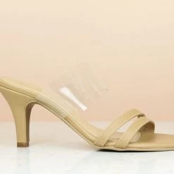 Inc.5 STILETTOS HEELS TRANSPARENT MULES SALE 8 Inc.5 STILETTOS HEELS TRANSPARENT MULES SALE