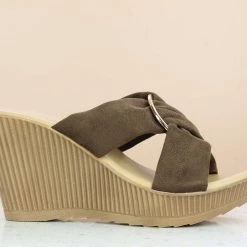 Inc.5 SALE PLATFORM SUEDE MULES