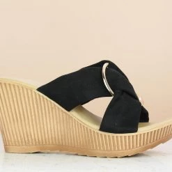 Inc.5 PLATFORM SUEDE MULES SALE