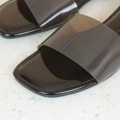 Inc.5 SALE FLAT TRANSPARENT MULES