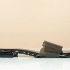 Inc.5 SALE FLAT TRANSPARENT MULES