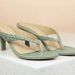 Inc.5 WOVEN STILETTO THONG SALE