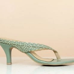 Inc.5 WOVEN STILETTO THONG SALE