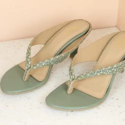 Inc.5 WOVEN STILETTO THONG SALE