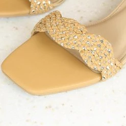 Inc.5 SALE WOVEN BLOCK HEEL SANDAL