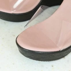 Inc.5 TRANSPARENT PLATFORM SANDAL SALE