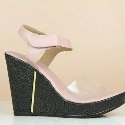 Inc.5 TRANSPARENT PLATFORM SANDAL SALE