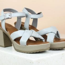 Inc.5 BLOCK HEEL SADNAL