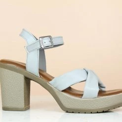 Inc.5 BLOCK HEEL SADNAL