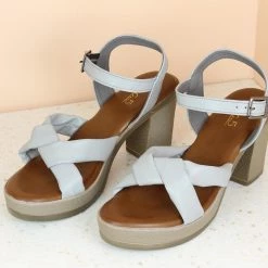 Inc.5 BLOCK HEEL SADNAL