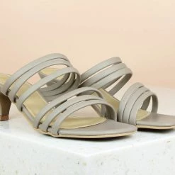 Inc.5 SALE KITTEN HEEL STRAPY MULES