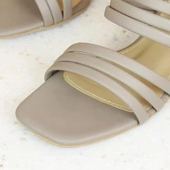 Inc.5 SALE KITTEN HEEL STRAPY MULES