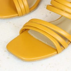 Inc.5 KITTEN HEEL STRAPY MULES