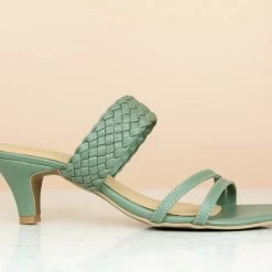 Inc.5 SALE WOVEN KITTEN HEEL