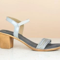 Inc.5 BLOCK HEEL LACED SANDAL SALE