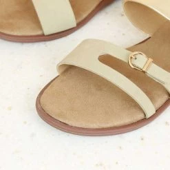Inc.5 DOUBLE STRAP FLAT MULES