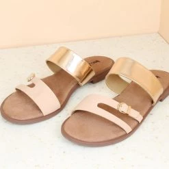 Inc.5 SALE DOUBLE STRAP FLAT MULES