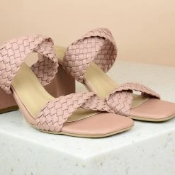 Inc.5 BLOCK HEEL WOVEM STRAP SALE