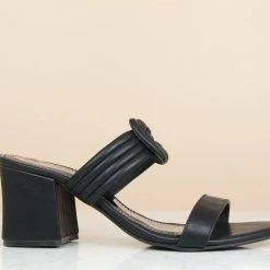 Inc.5 DOUBLE STRAP BLOCK HEEL MULES SALE