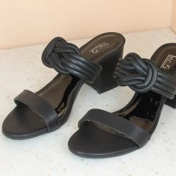 Inc.5 DOUBLE STRAP BLOCK HEEL MULES SALE