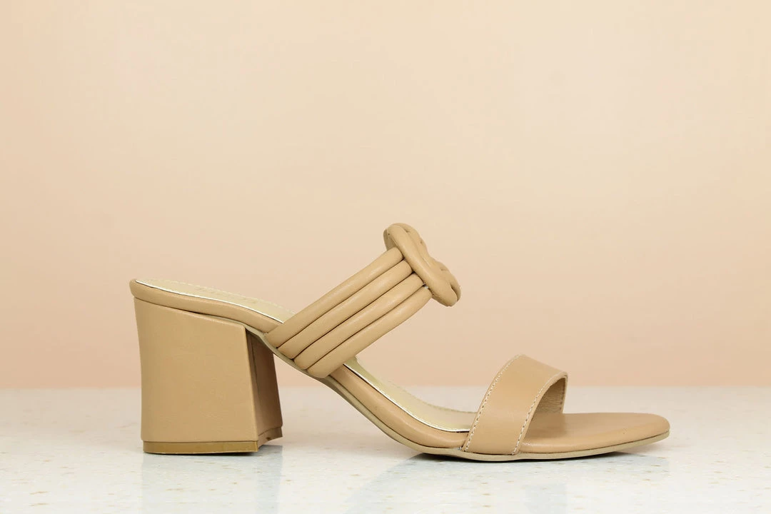 Inc.5 DOUBLE STRAP BLOCK HEEL MULES 5 Inc.5 DOUBLE STRAP BLOCK HEEL MULES