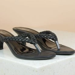 Inc.5 KITTEN HEEL WOVEN THONG SALE