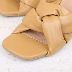 Inc.5 BLOCK HEEL KNOTTED SALE 9 Inc.5 BLOCK HEEL KNOTTED SALE