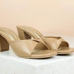 Inc.5 BLOCK HEEL TWISTED KNOT MULES