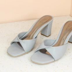 Inc.5 BLOCK HEEL TWISTED KNOT MULES SALE