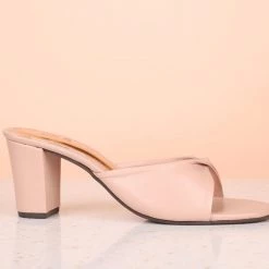 Inc.5 Inc5 BLOCK HEEL TWISTED KNOT MULES 8 Inc.5 Inc5 BLOCK HEEL TWISTED KNOT MULES