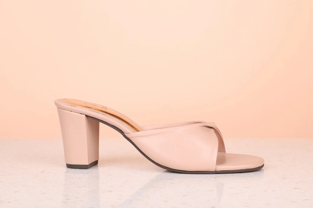 Inc.5 Inc5 BLOCK HEEL TWISTED KNOT MULES 5 Inc.5 Inc5 BLOCK HEEL TWISTED KNOT MULES