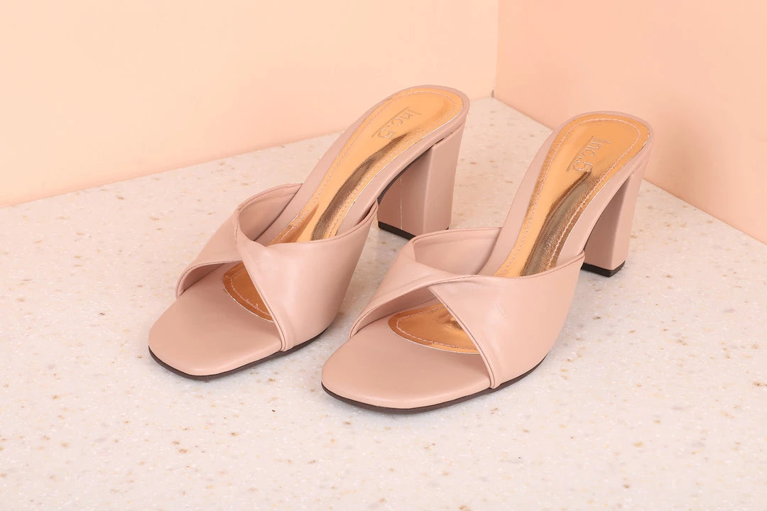 Inc.5 Inc5 BLOCK HEEL TWISTED KNOT MULES 6 Inc.5 Inc5 BLOCK HEEL TWISTED KNOT MULES