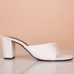 Inc.5 Inc5 BLOCK HEEL TWISTED KNOT MULES