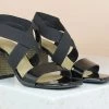 Inc.5 WOMEN BLOCK HEEL PATTENT SANDAL