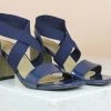 Inc.5 SALE BLOCK HEEL PATTENT SANDAL